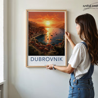 Dubrovnik Poster - Croatia Wall Art