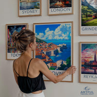 Dubrovnik Poster | Croatia Wall Art | Mediterranean Decor