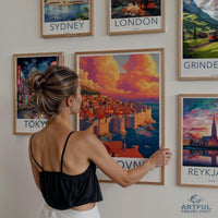 Dubrovnik Poster | Croatia Wall Art | Mediterranean Decor