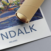 Dundalk Poster | Ireland Wall Art | Europe Decor