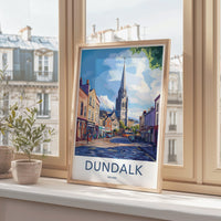 Dundalk Poster | Ireland Wall Art | Europe Decor