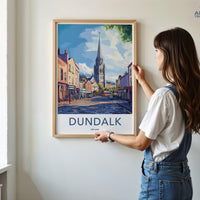 Dundalk Poster | Ireland Wall Art | Europe Decor