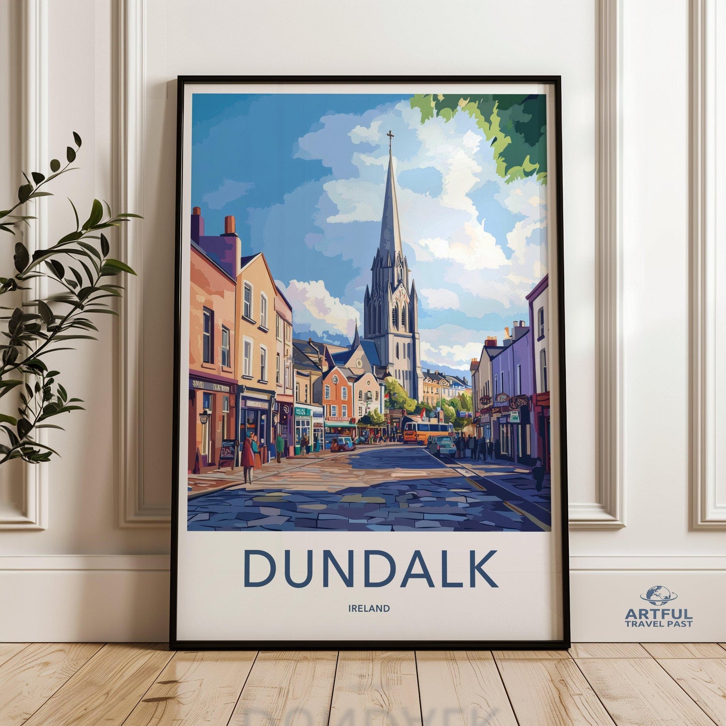 Dundalk Poster | Ireland Wall Art | Europe Decor