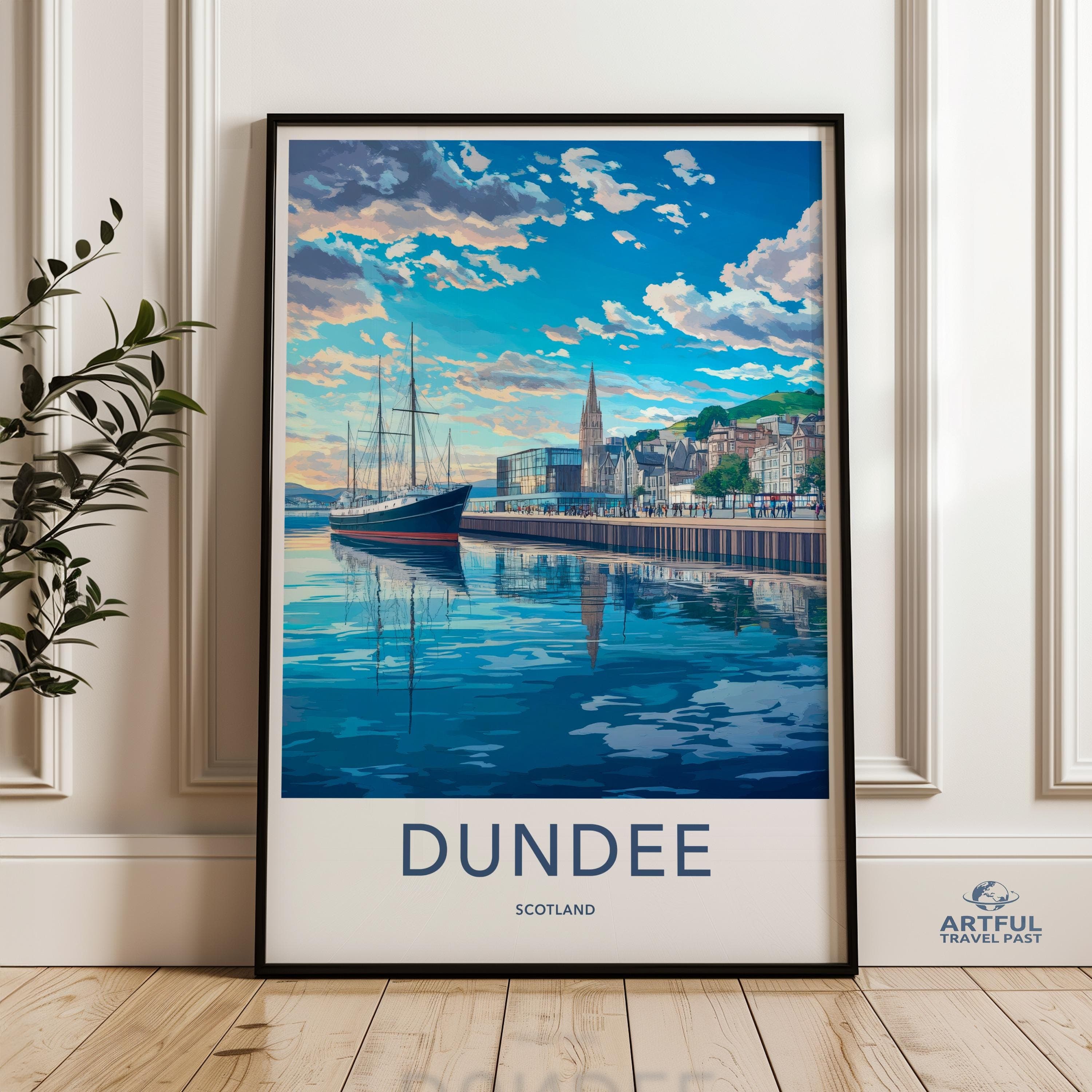 Dundee Poster - Scotland Wall Art