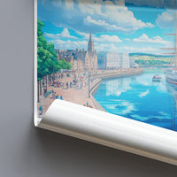 Dundee Poster - Scotland Wall Art