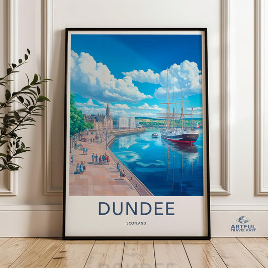 Dundee Poster - Scotland Wall Art