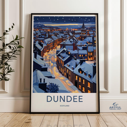 Dundee Poster - Scotland Wall Art
