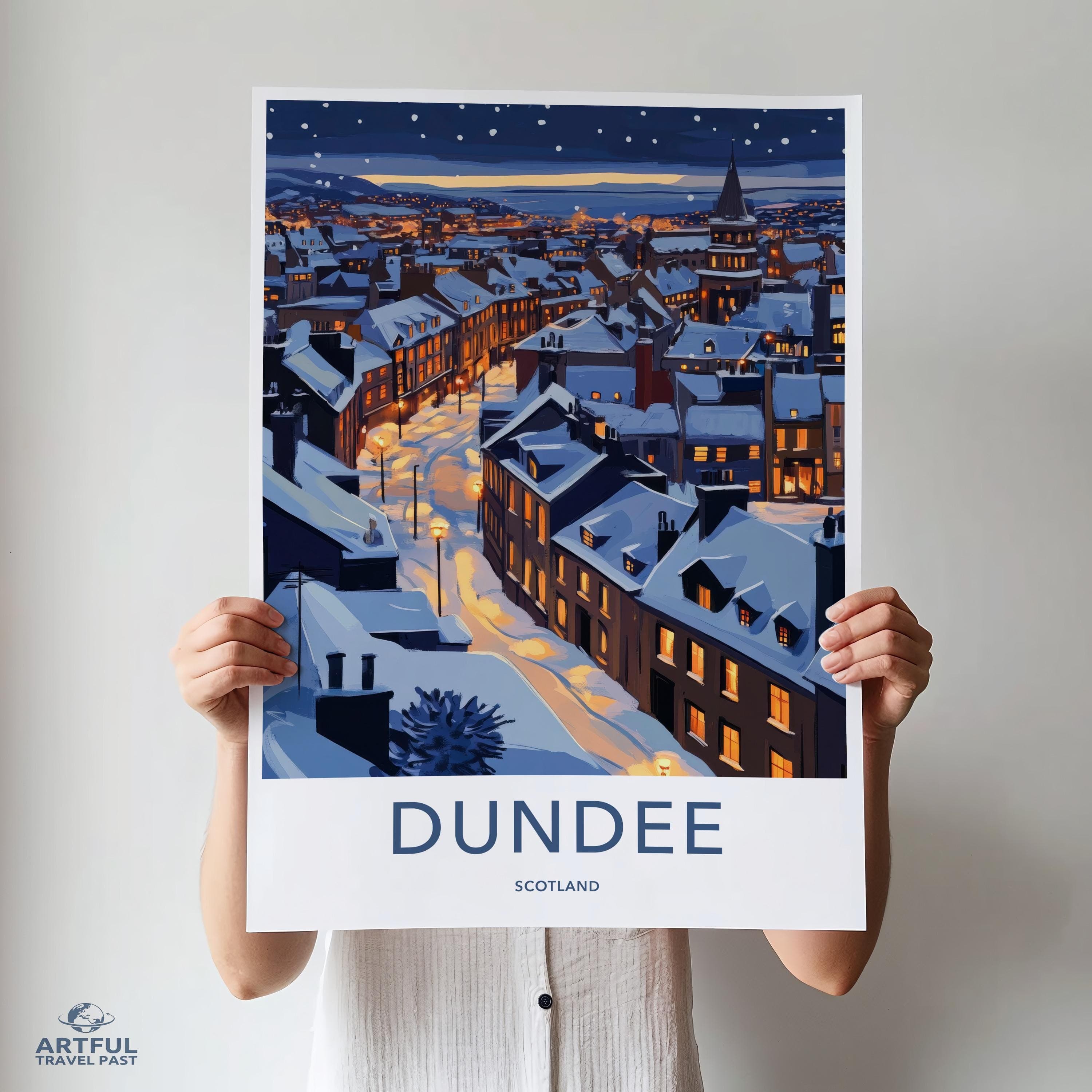 Dundee Poster - Scotland Wall Art