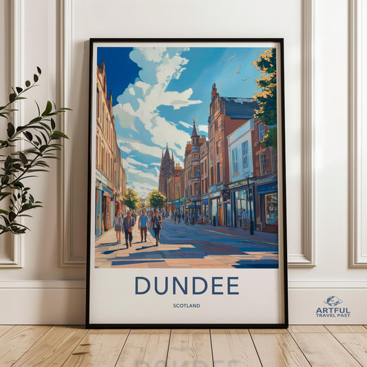 Dundee Poster - Scotland Wall Art