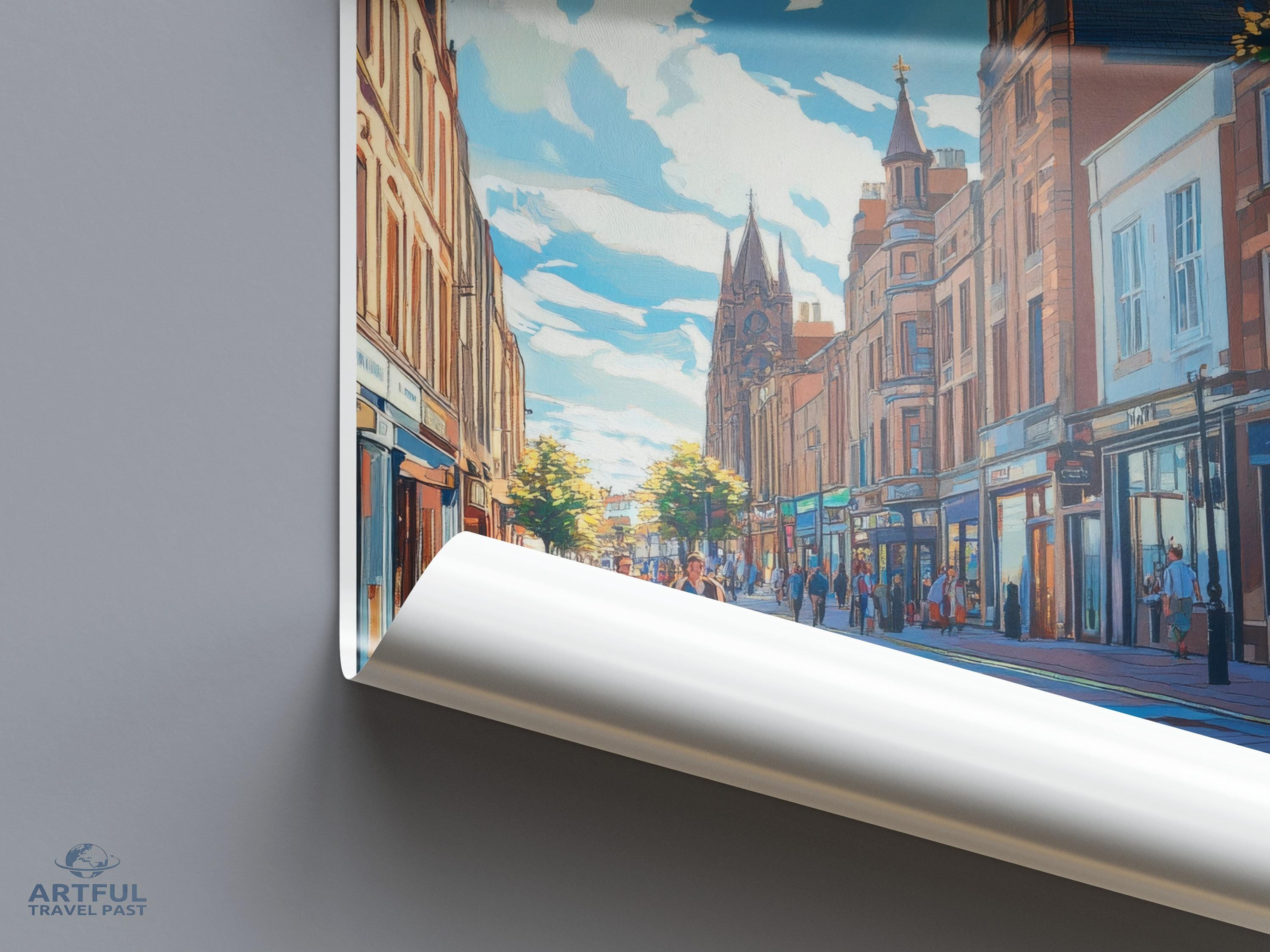 Dundee Poster - Scotland Wall Art