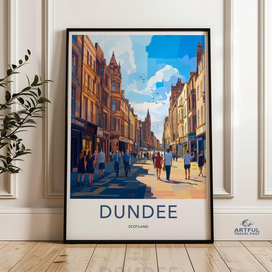 Dundee Poster - Scotland Wall Art