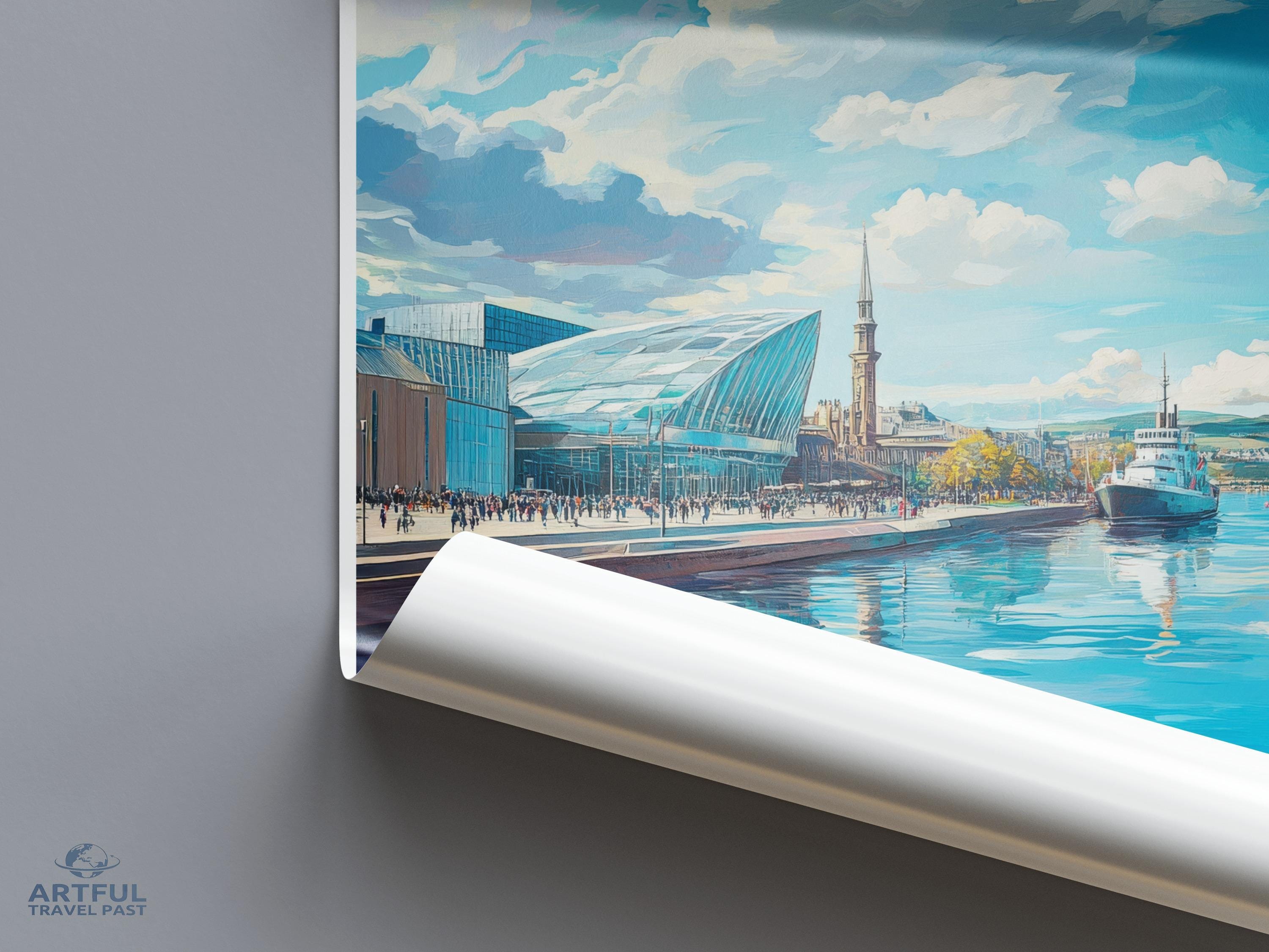 Dundee Poster - Scotland Wall Art
