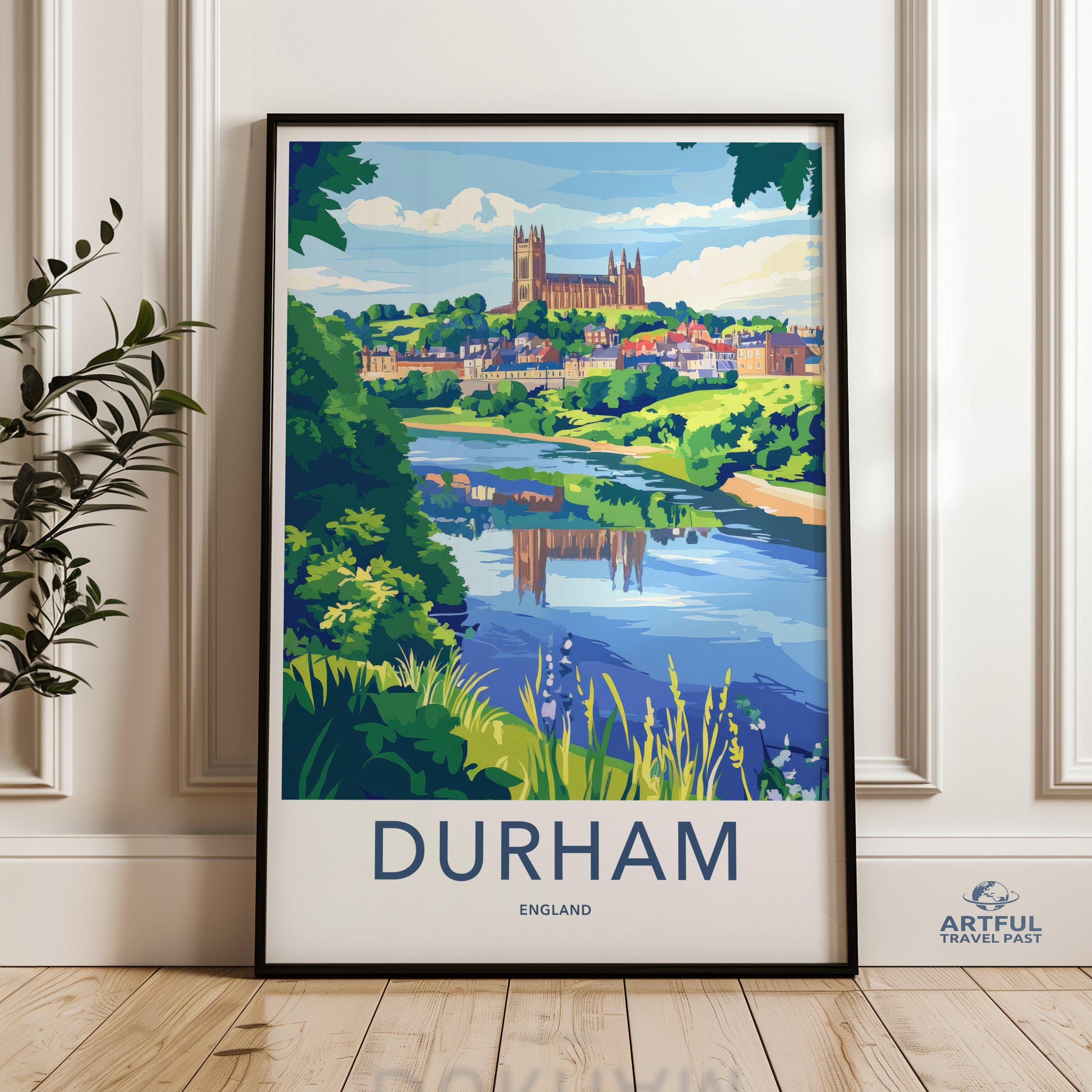 Durham Poster - England Wall Art
