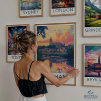 Durham Poster | England Wall Art | UK Decor