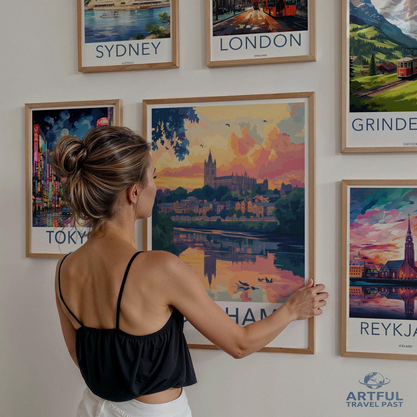 Durham Poster | England Wall Art | UK Decor