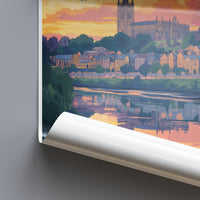 Durham Poster | England Wall Art | UK Decor