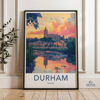 Durham Poster | England Wall Art | UK Decor