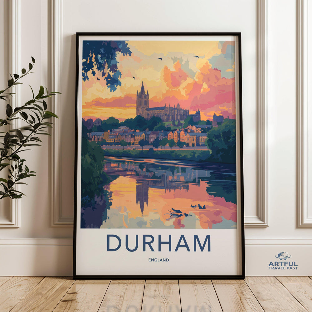 Durham Poster | England Wall Art | UK Decor