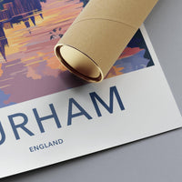 Durham Poster | England Wall Art | UK Decor