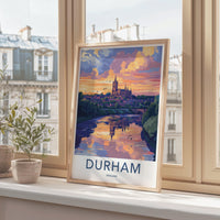 Durham Poster | England Wall Art | UK Decor