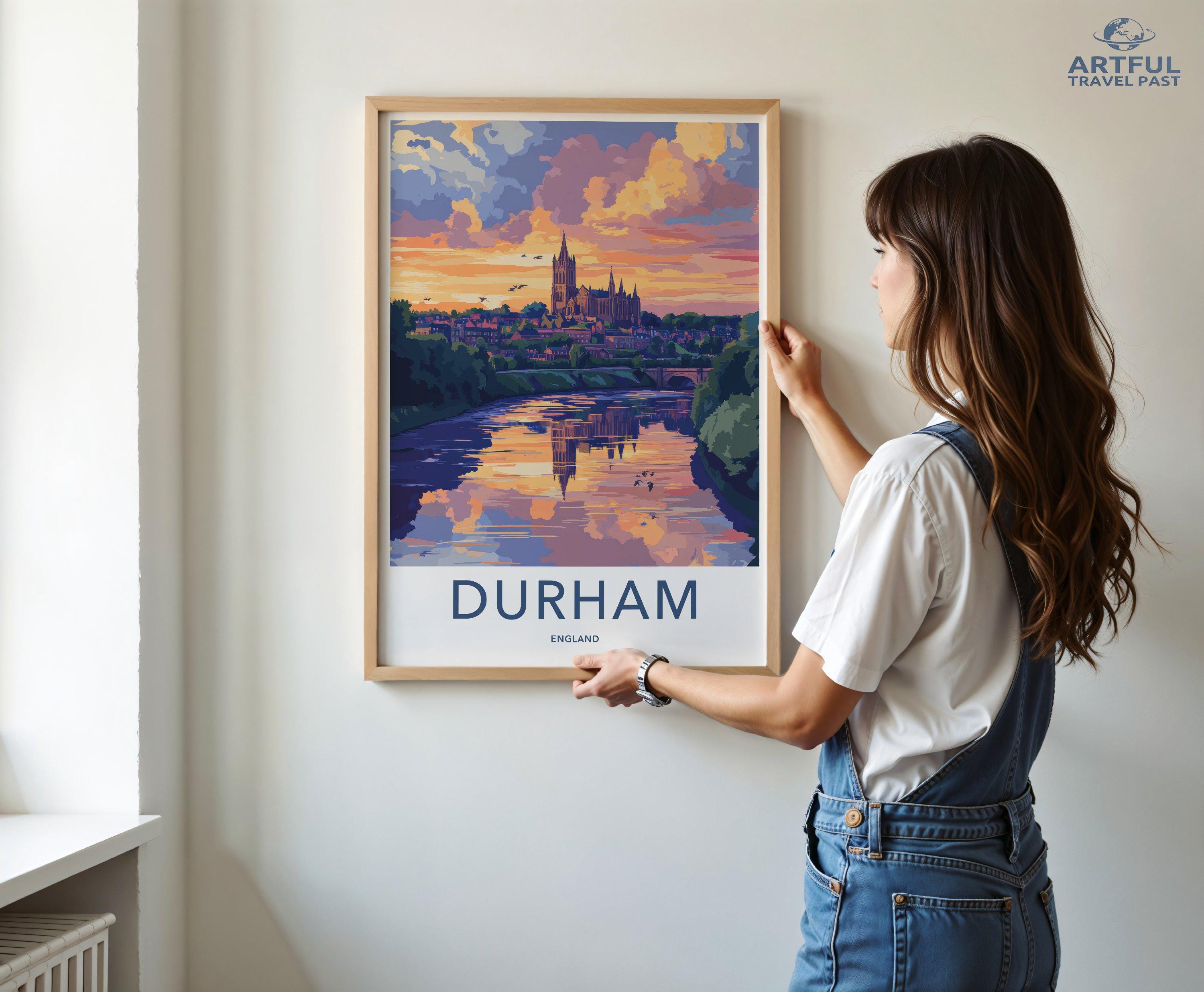 Durham Poster | England Wall Art | UK Decor