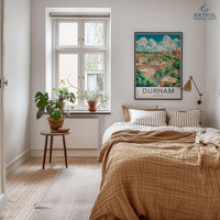 Durham Poster - North Carolina Wall Art