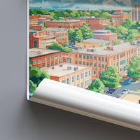Durham Poster - North Carolina Wall Art
