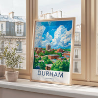 Durham Poster - North Carolina Wall Art