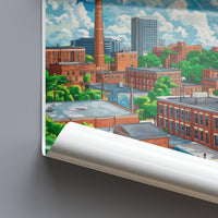 Durham Poster - North Carolina Wall Art