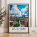 Durham Poster | North Carolina Wall Art | America Decor