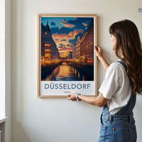 Düsseldorf Poster - Germany Wall Art