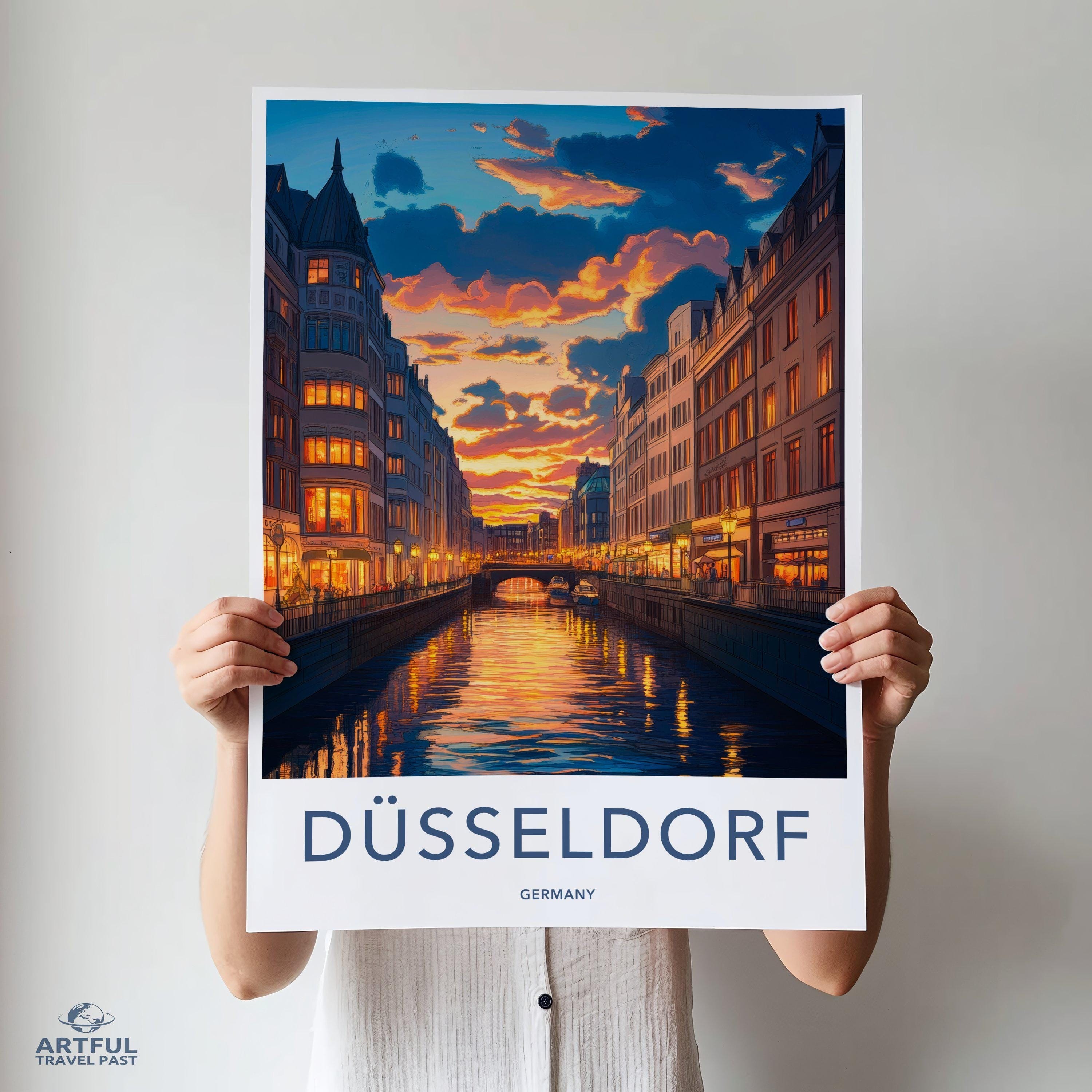 Düsseldorf Poster - Germany Wall Art
