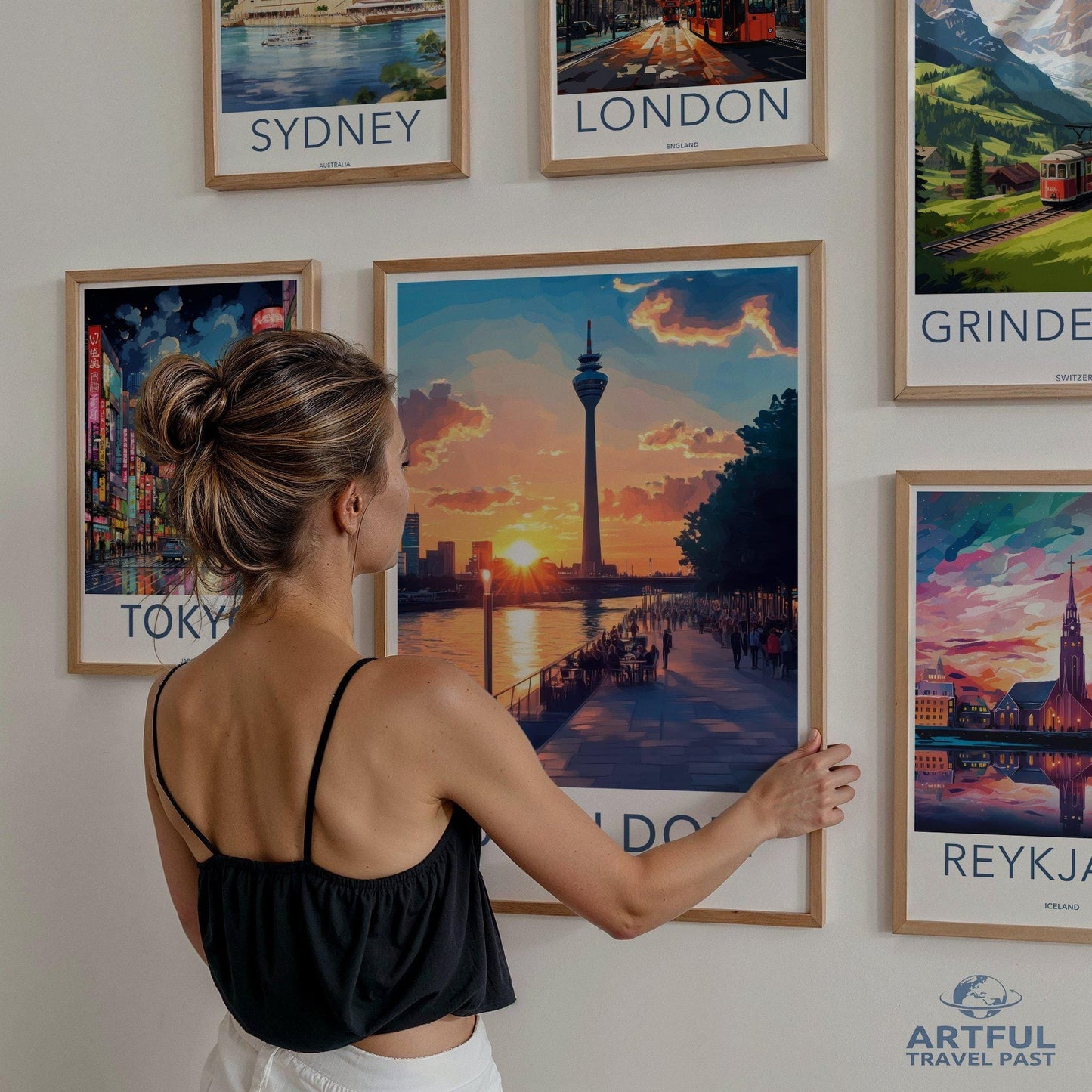 Düsseldorf Poster - Germany Wall Art