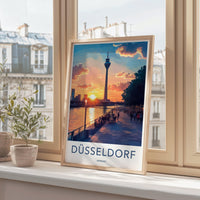 Düsseldorf Poster - Germany Wall Art