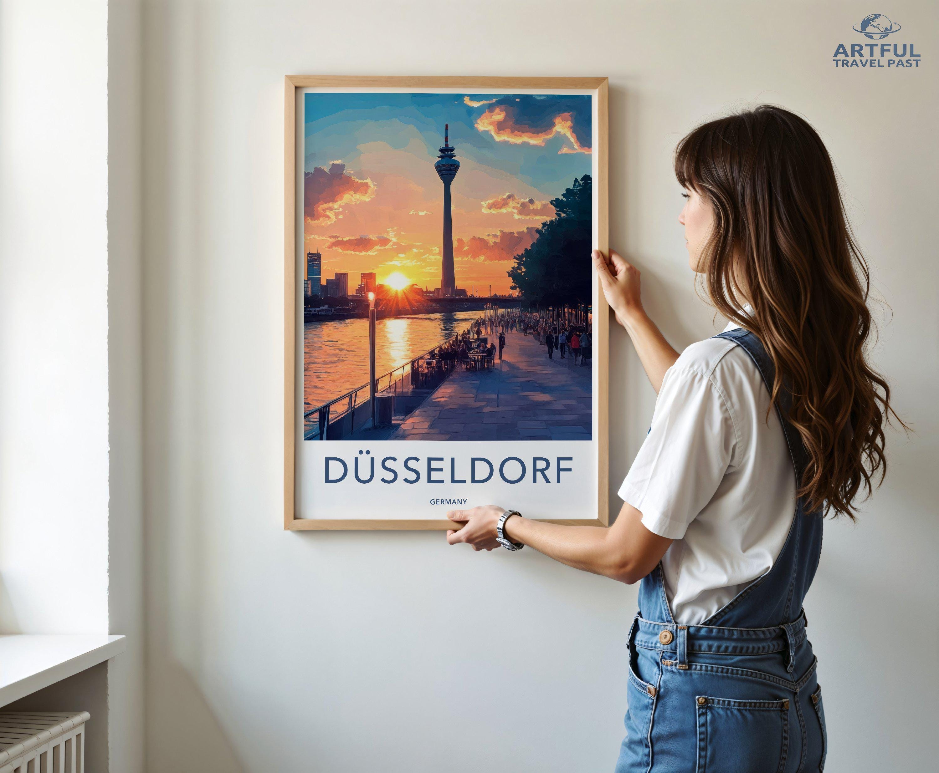 Düsseldorf Poster - Germany Wall Art