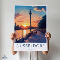 Düsseldorf Poster - Germany Wall Art