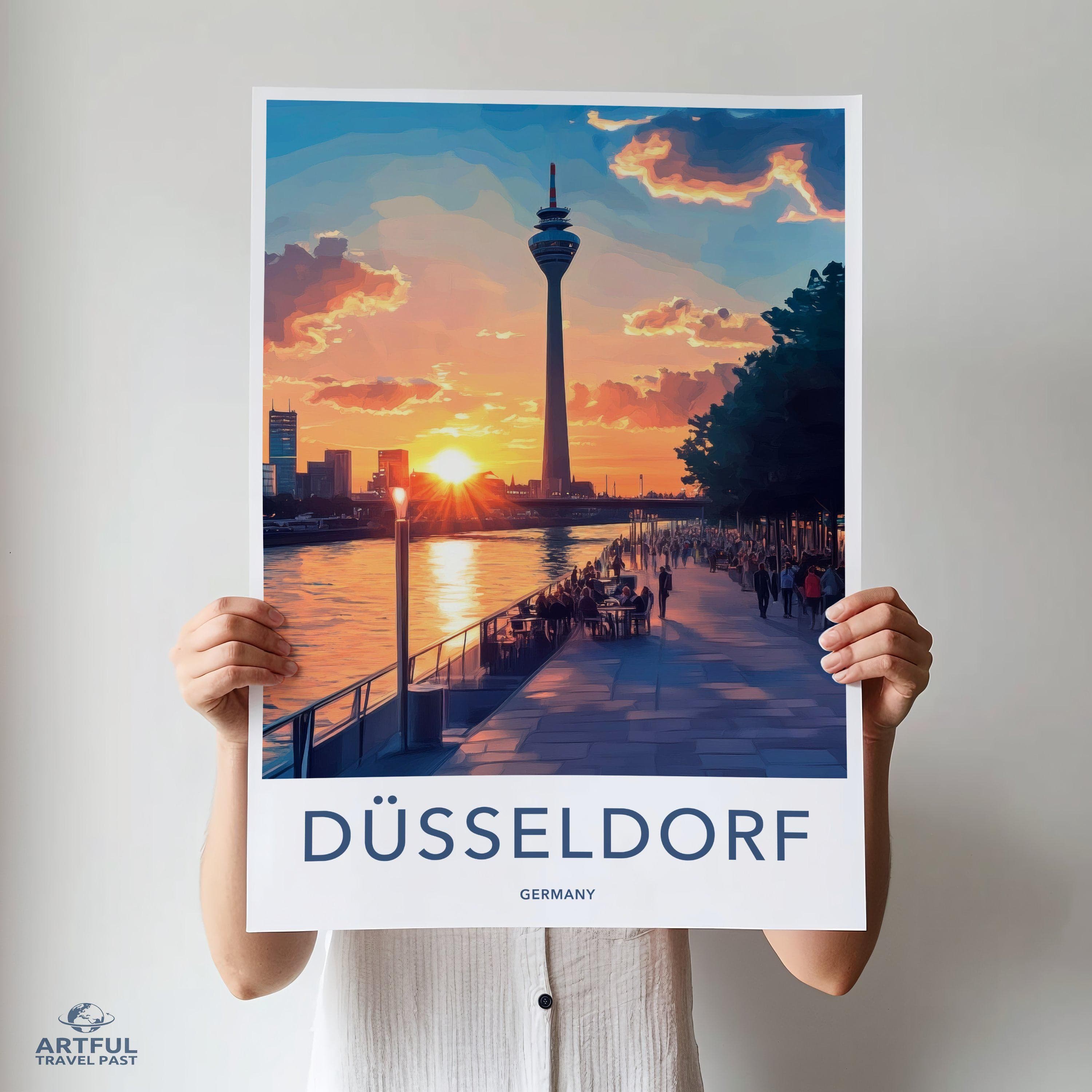 Düsseldorf Poster - Germany Wall Art