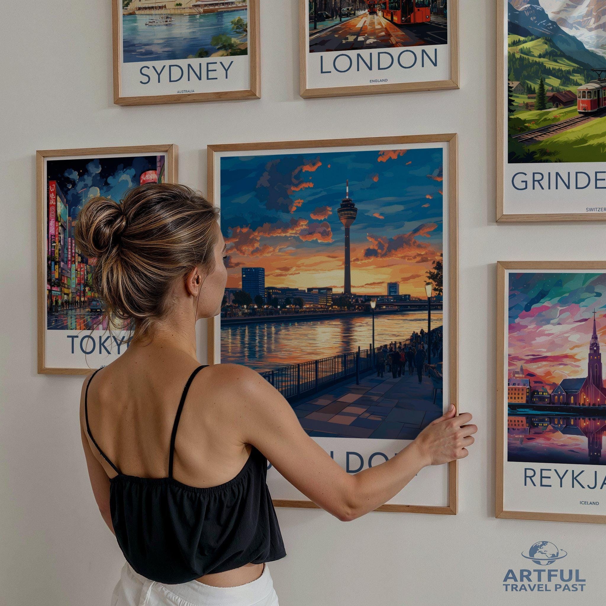 Düsseldorf Poster - Germany Wall Art