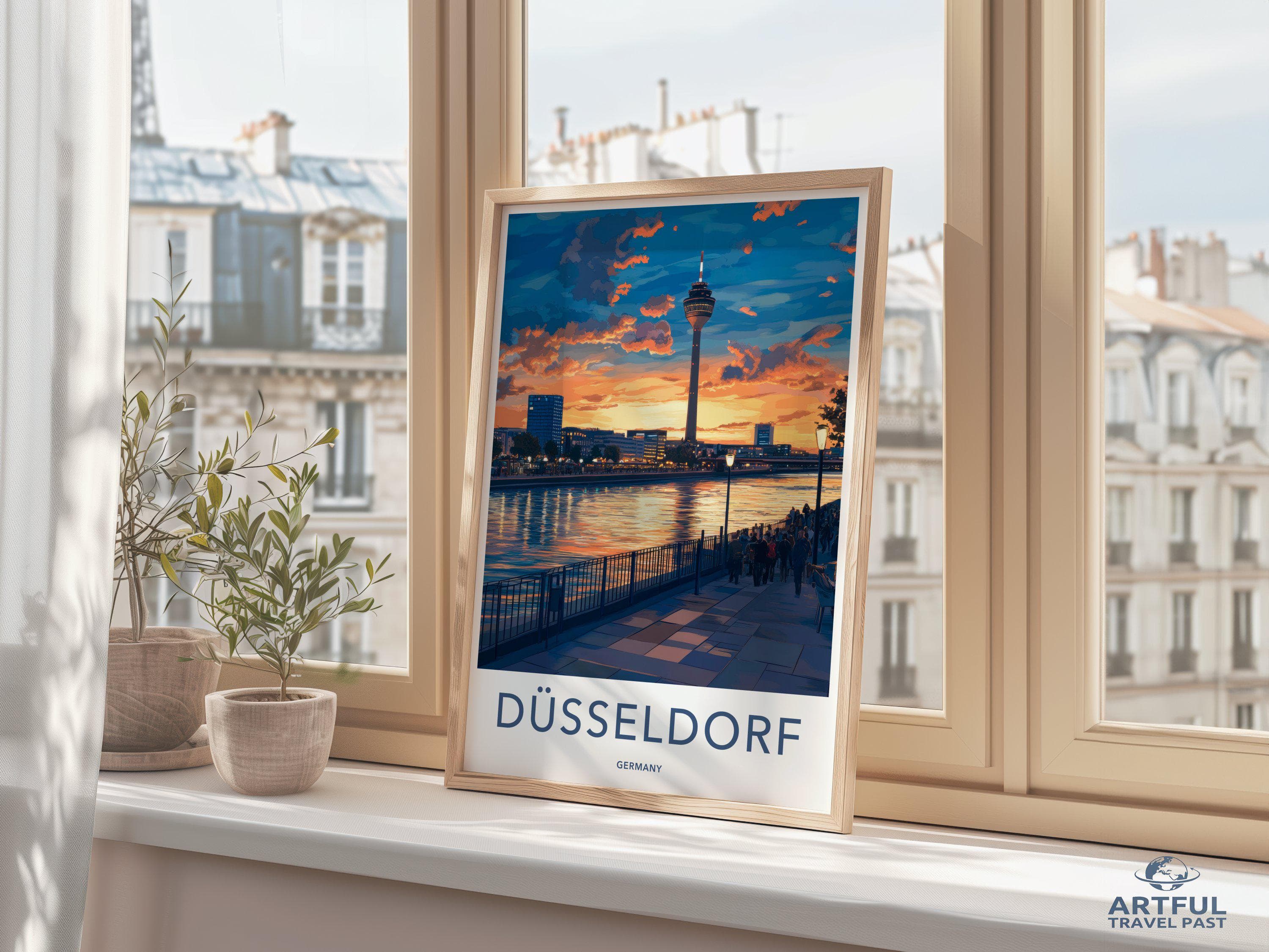 Düsseldorf Poster - Germany Wall Art