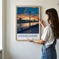 Düsseldorf Poster - Germany Wall Art