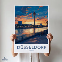 Düsseldorf Poster - Germany Wall Art