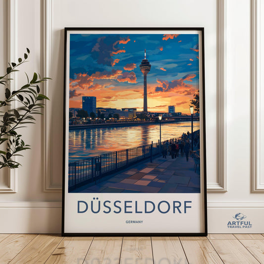 Düsseldorf Poster - Germany Wall Art