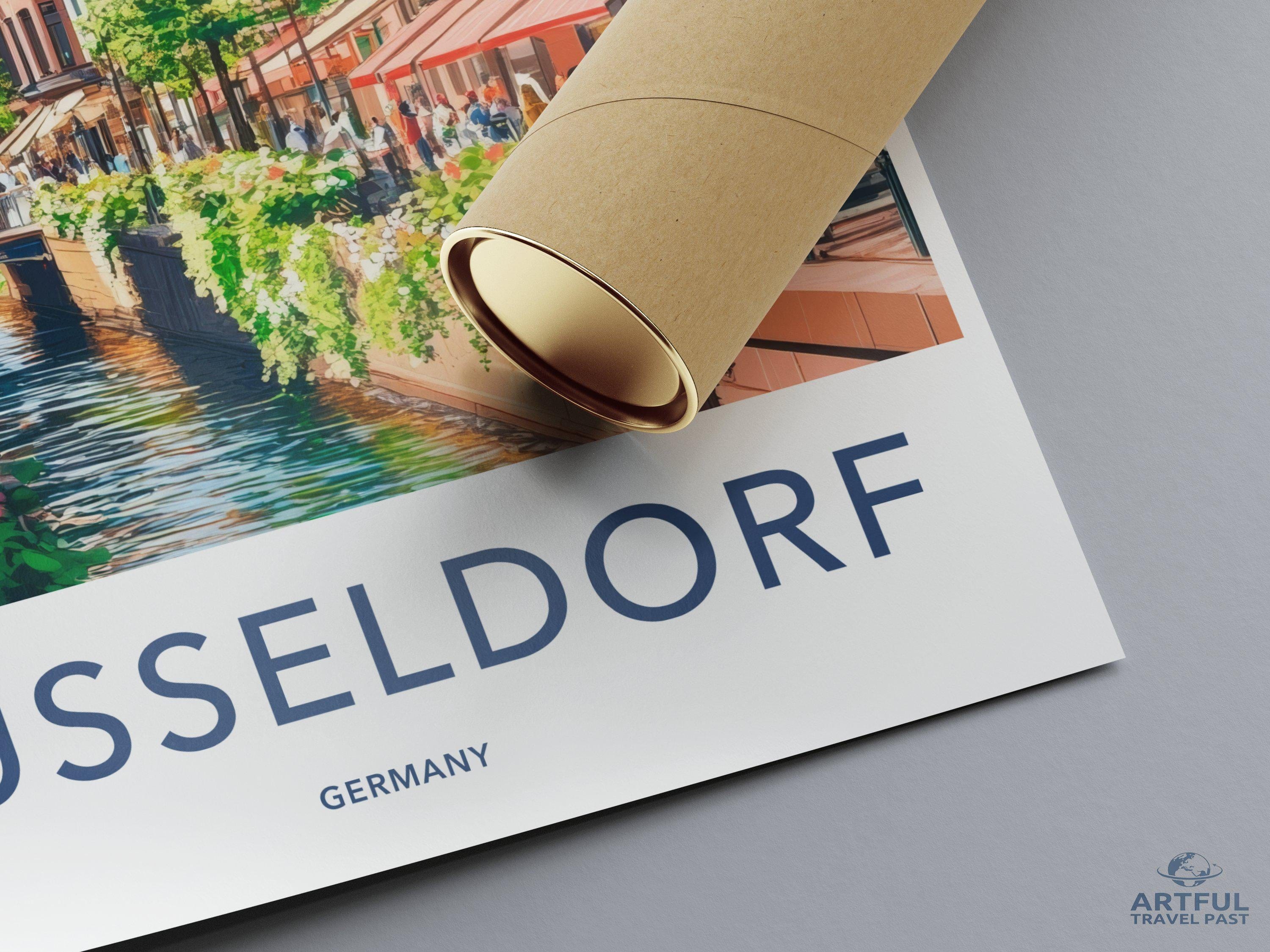Düsseldorf Poster - Germany Wall Art