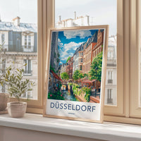 Düsseldorf Poster - Germany Wall Art