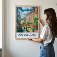 Düsseldorf Poster - Germany Wall Art