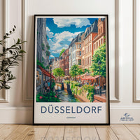 Düsseldorf Poster - Germany Wall Art
