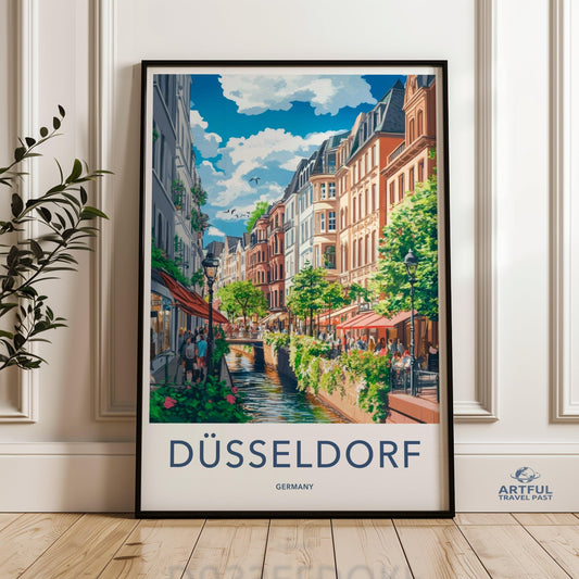 Düsseldorf Poster - Germany Wall Art