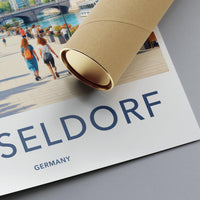 Düsseldorf Poster | Germany Wall Art | Europe Decor