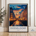 Düsseldorf Poster | Germany Wall Art | Europe Decor