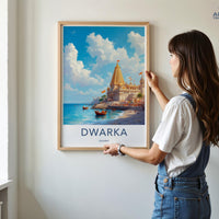 Dwarka Poster - Gujarat Wall Art